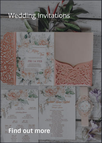 Wedding Invitations                Find out more