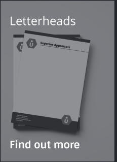 Letterheads                Find out more