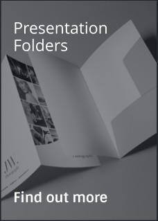 Presentation Folders                Find out more