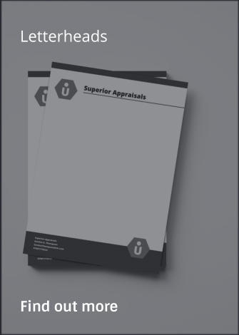 Letterheads                Find out more