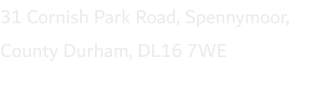 31 Cornish Park Road, Spennymoor, County Durham, DL16 7WE